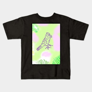 Kea new zealand bird Kids T-Shirt